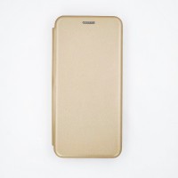 Чехол-книга Fashion Case Samsung Galaxy A32 4G с силиконовым основанием и магнитом, золотой