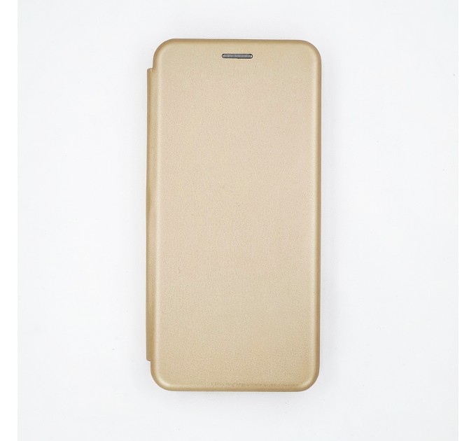 Чехол-книга Fashion Case Samsung Galaxy A32 4G с силиконовым основанием и магнитом, золотой