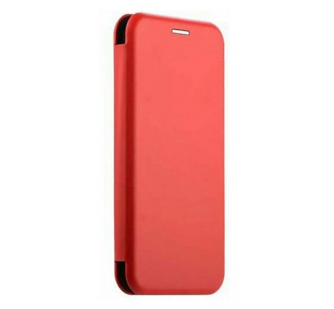 Чехол-книга Fashion Case Huawei Honor 6A с силиконовым основанием и магнитом,  красный