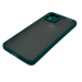 Чехол матово-прозрачный, с защитой камеры, цветные кнопки для Xiaomi Redmi A1 Plus/A2 Plus зеленый
