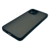 Задняя крышка Xiaomi Redmi A1 матово-прозрачная, с защитой камеры, цветные кнопки, черная