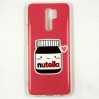 Силиконовый чехол Redmi 9 прозрачный борт, nutella