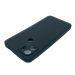 Силиконовый чехол Xiaomi Redmi A1 Plus/Redmi A2 Plus/Poco C51/C50 под кожу, с логотипом, черный борт, черный