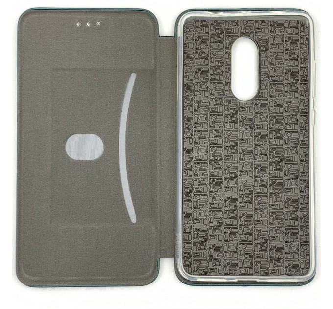 Чехол-книга Fashion Case Xiaomi Redmi Note 4/Note 4X с силиконовым основанием и магнитом, изумрудный
