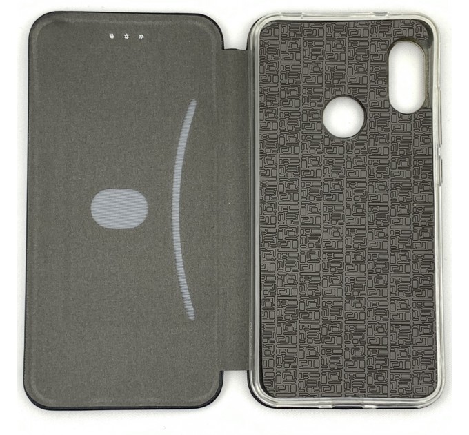 Чехол-книга Fashion Case Xiaomi Redmi 6 Pro/A2 Lite с силиконовым основанием и магнитом, черный