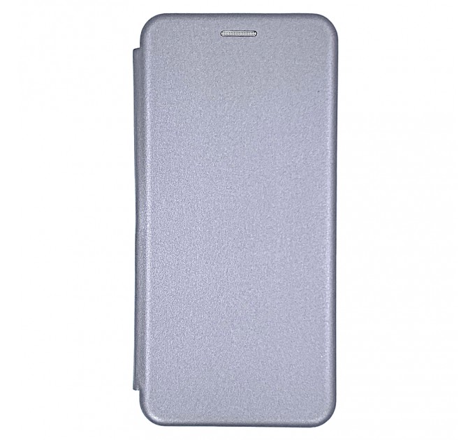 Чехол-книга Fashion Case Huawei Honor 10i с силиконовым основанием и магнитом, серебро