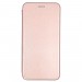 Чехол-книга Fashion Case Samsung Galaxy A01/M01 с силиконовым основанием и магнитом, розовое-золото