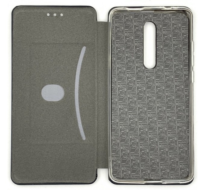 Чехол-книга Fashion Case Xiaomi Mi 9t/Mi 9t Pro с силиконовым основанием и магнитом, черная