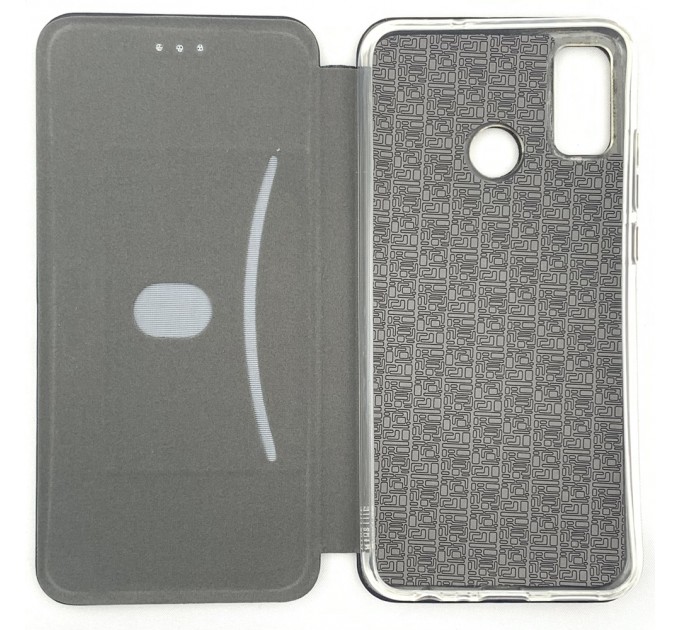 Чехол-книга Fashion Case Huawei Honor 9X Lite с силиконовым основанием и магнитом, черный