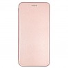 Чехол-книга Fashion Case Samsung Galaxy A02 2021 с силиконовым основанием и магнитом, розовое золото