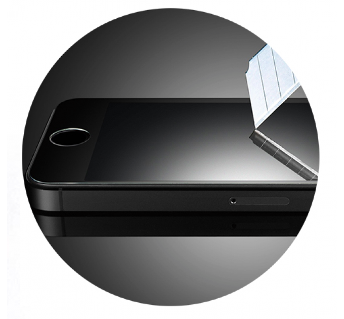 Защитное стекло OG Premium iPhone 6 Plus/6S Plus черная рамка