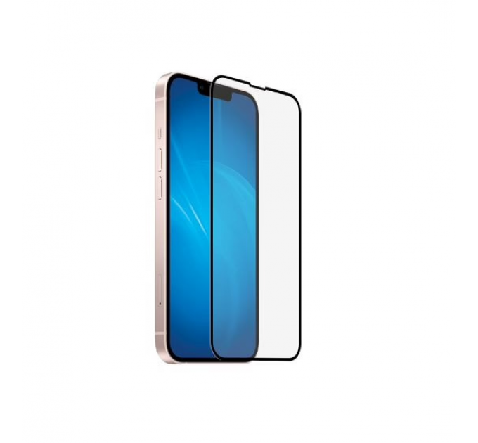 Защитное стекло Full Glue iPhone 13 Mini черная рамка